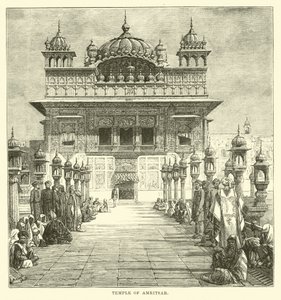 Tempel von Amritsar von English School