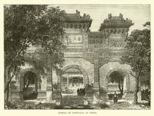 Konfuziustempel in Peking von English School