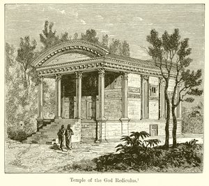 Tempel des Gottes Rediculus von English School