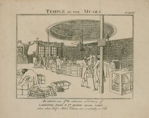 Tempel der Musen, Lackington Allen & Co, Finsbury Square