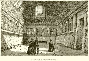 Tepidarium des öffentlichen Bades von English School