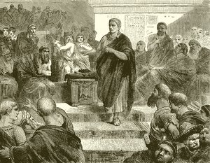 Die Abdankung von Sulla von English School