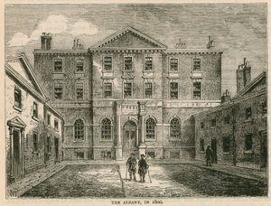 The Albany, London, im Jahr 1800