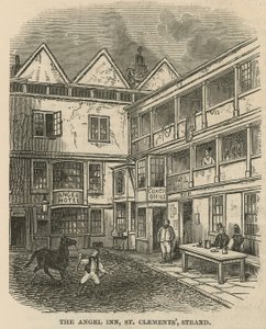 The Angel Taverne, St Clements, Strand, London von English School