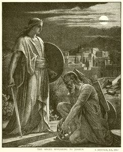 Der Engel erscheint Josua von English School
