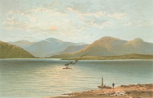 Die Ardgower Berge von Ballachulish von English School