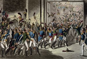 Die Ankunft Napoleons (1769-1821) in den Tuilerien am 20. März 1815