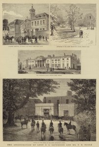 Die Ermordung von Lord F. C. Cavendish und Mr. T. H. Burke von English School