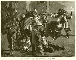 Der Angriff auf Sir John Coventry von English School