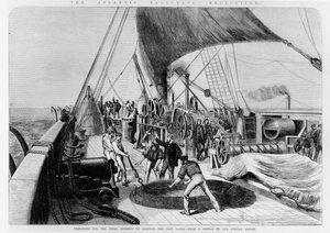 Die Atlantische Telegraphenexpedition, der letzte Versuch, das verlorene Kabel zu ergreifen von English School