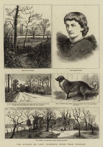 Der Angriff auf Lady Florence Dixie bei Windsor von English School