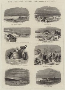 Die österreichische Arktisexpedition von 1872-4 (Gravur) von English School