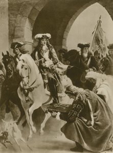 Der österreichische Prinz, der Belgrad eroberte (Gravur) von English School