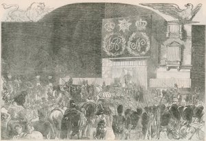 Der Kostümball in der französischen Botschaft, Albert Gate House - Ankunft Ihrer Majestät von English School