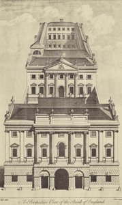 Die Bank von England, 1739 von English School