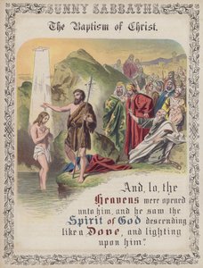 Die Taufe Christi von English School