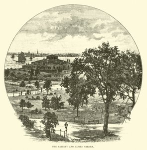 Die Batterie und Castle Garden von English School