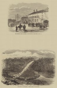 Die Schlacht von Gravelotte (Stich) von English School