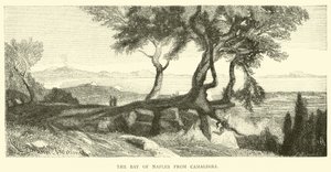 Die Bucht von Neapel von Camaldoli von English School