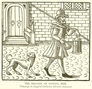 Der Nachtwächter von London, 1616 von English School