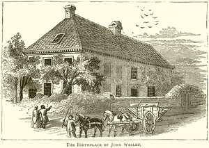 Der Geburtsort von John Wesley von English School
