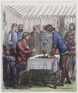 Der Schwarze Prinz und der König von Frankreich von English School