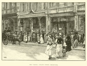 Der Block, Collins Street, Melbourne von English School