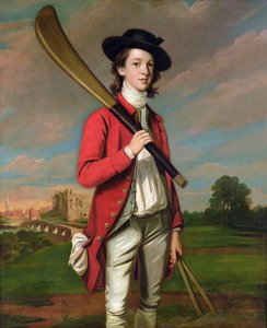 Der Junge mit einem Schläger: Walter Hawkesworth Fawkes, ca. 1760