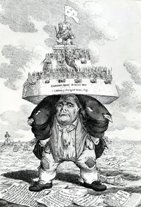 Der britische Atlas, oder John Bull unterstützt die Friedensordnung, Druck von Charles Williams, 1816