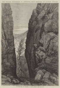 Die britische Expedition nach Abessinien (Stich) von English School