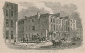 Das British and Foreign Institute, eröffnet am Freitag, 2. Februar 1844 von English School