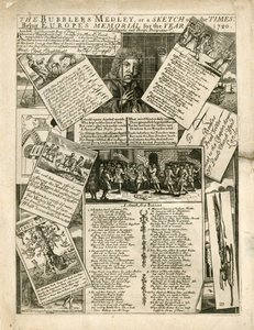 Das Bubblers Medley oder eine Skizze der Zeiten, Europas Denkmal für das Jahr 1720 von English School