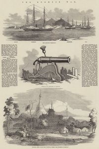 Der Birma-Krieg (Gravur) von English School