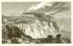 Die Verbrennung von Magdala von English School