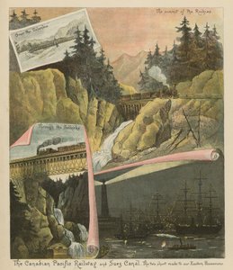 Die Canadian Pacific Railway und der Suezkanal. Die zwei kurzen Wege zu unseren östlichen Besitzungen von English School