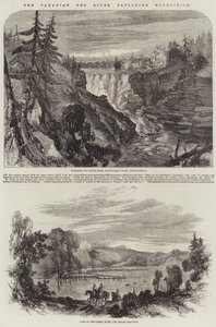 Die kanadische Red River Erkundungsexpedition von English School