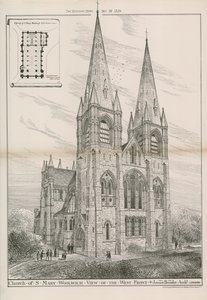 Die Kirche St. Mary in Woolwich von English School