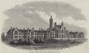 Die städtische Irrenanstalt, nahe Dartford von English School