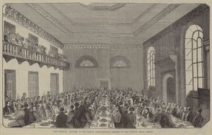 Das Ratsessen, Royal Agricultural Society, County Hall, Derby von English School