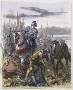 Die Krone von Richard III., gefunden auf dem Bosworth-Feld von English School