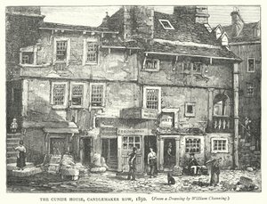 Das Cunzie House, Candlemaker Row von English School