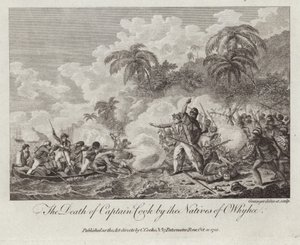 Der Tod von Captain Cook von English School