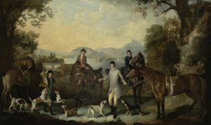 Der Tod des Hasen, ca. 1760-70 von English School