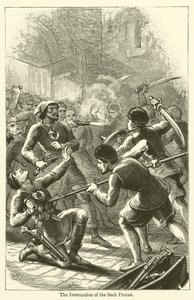 Die Zerstörung der Sark-Piraten von English School
