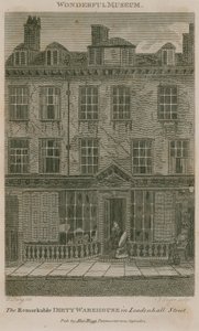 Das schmutzige Lagerhaus, Residenz in der Leadenhall Street, London, von Nicholas Bentley, auch bekannt als Dirty Dick von English School