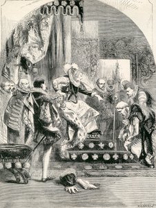 Entlassung des Earl of Murray und des Abtes von Kilwinning durch Elisabeth, 1865