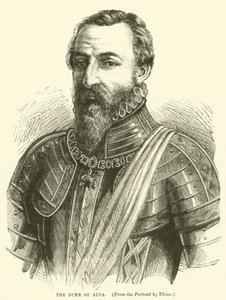 Der Herzog von Alba (Gravur) von English School