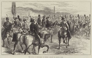 Der Herzog von Edinburgh in Dublin, Parade im Phoenix Park von English School
