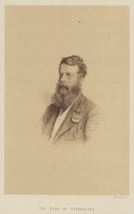 Der Herzog von Sutherland (Lithographie) von English School