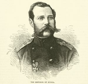Der Kaiser von Russland, November 1870 von English School